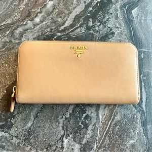 Authentic Prada Saffiano Leather Wallet
